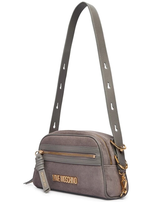 SIGNATURE ZIP Sac bandouli&egrave;re ajustable gris - Sacs pour Femme