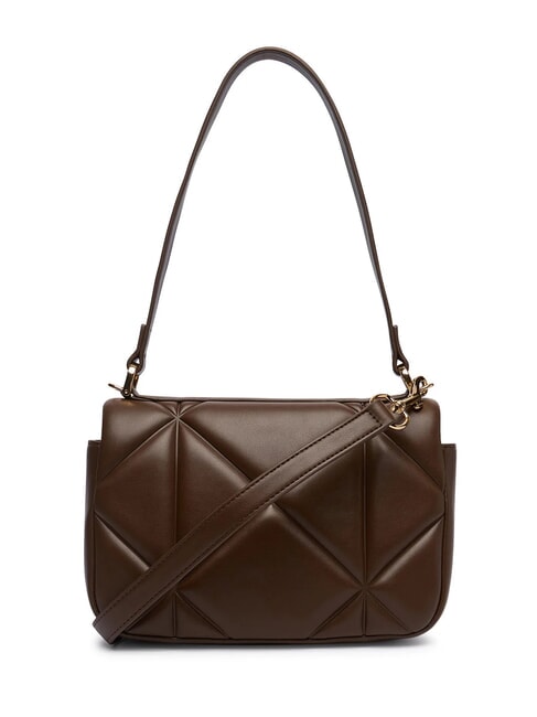 EMBOSSED QUILTED Sac bandouli&egrave;re, avec bandouli&egrave;re brun - Sacs pour Femme