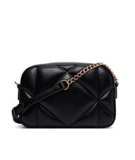 LOVE MOSCHINO EMBOSSED QUILTED Mini sac &agrave; bandouli&egrave;re matelass&eacute; Noir - Sacs pour Femme - 4