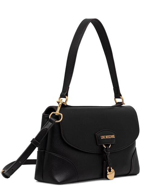 CHARMY Sac &agrave; main avec bandouli&egrave;re Noir - Sacs pour Femme