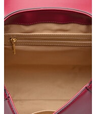 LOVE MOSCHINO PINNED LOVE sac bandouli&egrave;re vin - Sacs pour Femme - 3