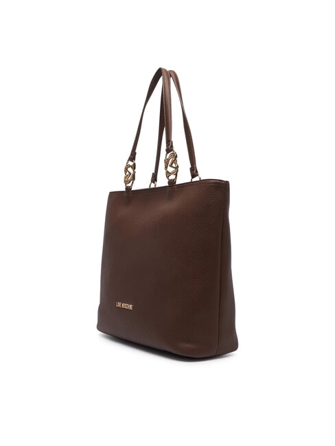 JEWEL sac cabas &agrave; bandouli&egrave;re brun - Sacs pour Femme