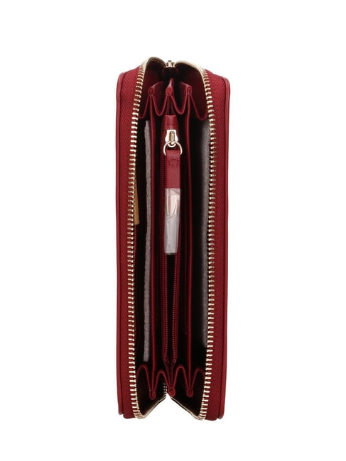 NIVIS RE Portefeuille Zip Around cerise - Portefeuilles Femme