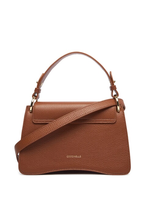 C-ME Sac &agrave; main avec bandouli&egrave;re Cognac - Sacs pour Femme