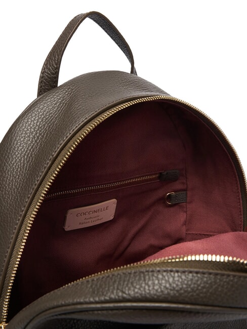 NORY Sac &agrave; dos en cuir boue - Sacs pour Femme