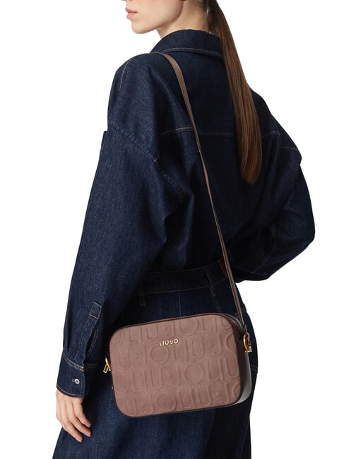 MANHATTAN Mini sac bandouli&egrave;re moka - Sacs pour Femme