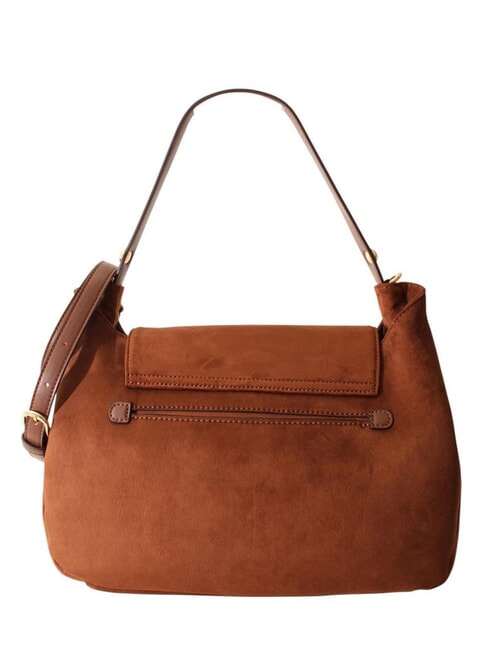 GERONA Sac &agrave; main avec bandouli&egrave;re tabac - Sacs pour Femme