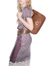 LIUJO GERONA Sac &agrave; main avec bandouli&egrave;re tabac - Sacs pour Femme - 5