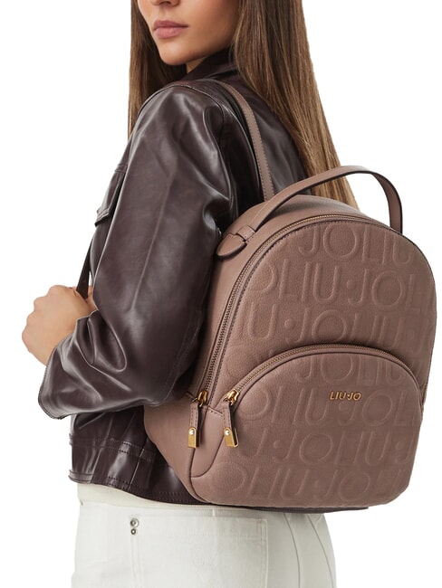 MANHATTAN Sac &agrave; dos moka - Sacs pour Femme