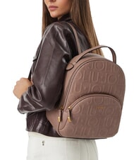 LIUJO MANHATTAN Sac &agrave; dos moka - Sacs pour Femme - 2