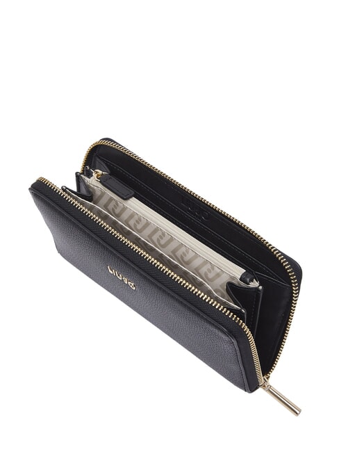 KALISKA Portefeuille Zip Around NOIR - Portefeuilles Femme