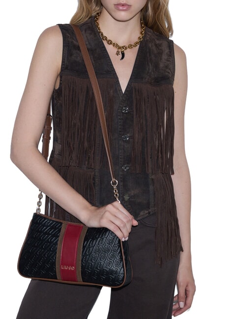 EMATITE sac bandouli&egrave;re NOIR - Sacs pour Femme