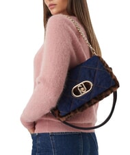 LIUJO LAPUFFY Sac bandouli&egrave;re, avec bandouli&egrave;re denim bleu - Sacs pour Femme - 2