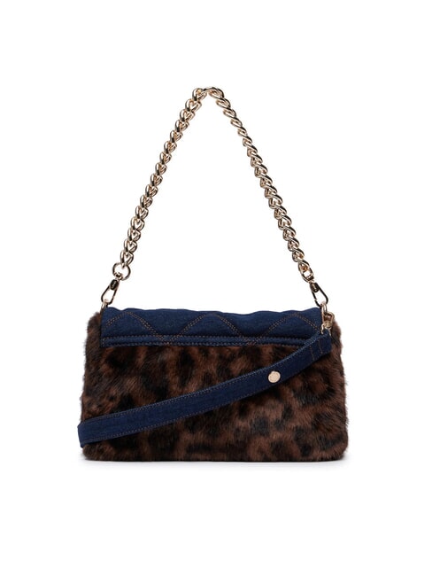 LAPUFFY Sac bandouli&egrave;re, avec bandouli&egrave;re denim bleu - Sacs pour Femme