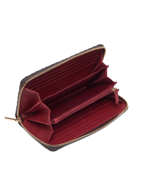 KALISKA Portefeuille pour femme brun fonc&eacute; - Portefeuilles Femme