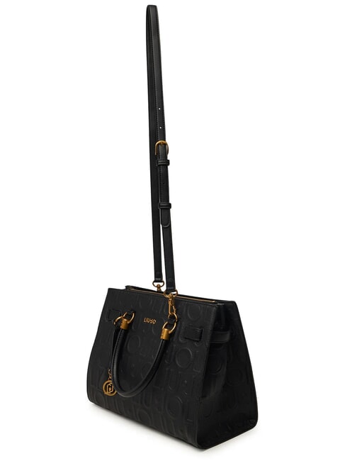 MANHATTAN Sac &agrave; main avec bandouli&egrave;re NOIR - Sacs pour Femme
