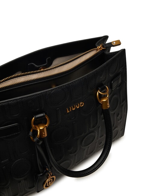 MANHATTAN Sac &agrave; main avec bandouli&egrave;re NOIR - Sacs pour Femme