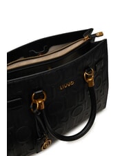 LIUJO MANHATTAN Sac &agrave; main avec bandouli&egrave;re NOIR - Sacs pour Femme - 6