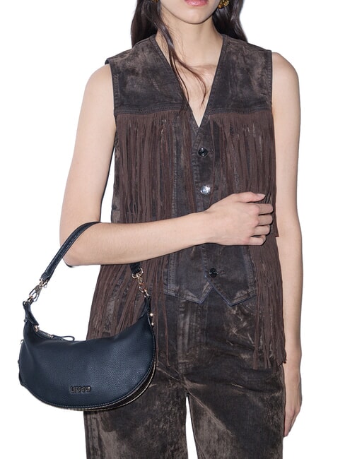 KALISKA Sac bandouli&egrave;re / sac port&eacute; travers NOIR - Sacs pour Femme