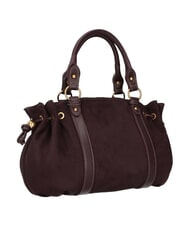 LIUJO GINESA Sac &agrave; main avec bandouli&egrave;re aubergine rouge - Sacs pour Femme - 4