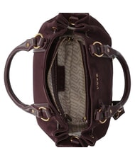 LIUJO GINESA Sac &agrave; main avec bandouli&egrave;re aubergine rouge - Sacs pour Femme - 5