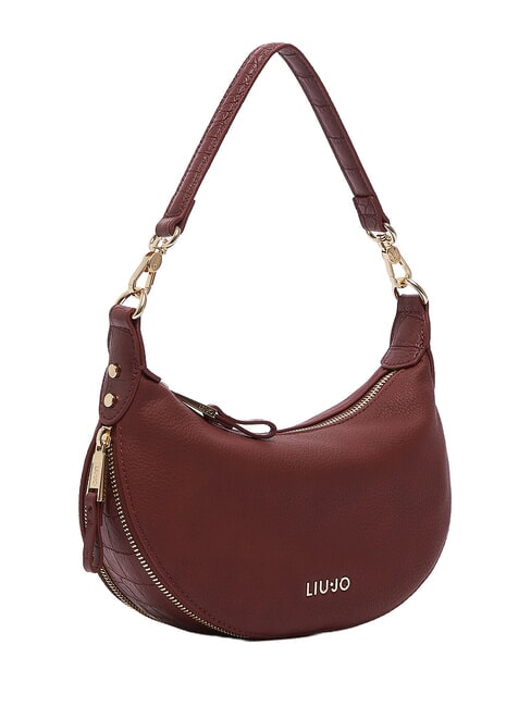 KALISKA Sac bandouli&egrave;re / sac port&eacute; travers bordeaux profond - Sacs pour Femme