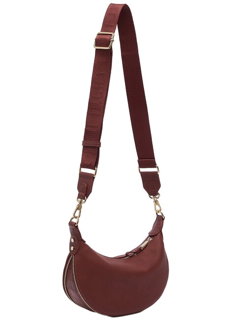 KALISKA Sac bandouli&egrave;re / sac port&eacute; travers bordeaux profond - Sacs pour Femme