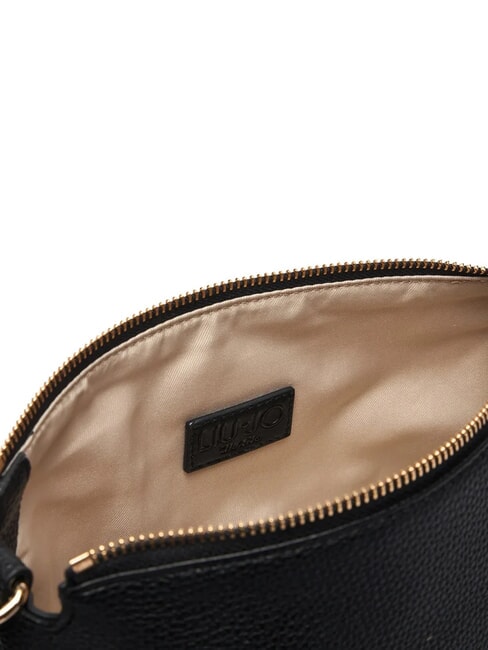 FAIZA sac bandouli&egrave;re noir/laiton dor&eacute; - Sacs pour Femme