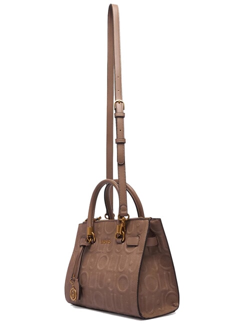 MANHATTAN Sac &agrave; main avec bandouli&egrave;re amovible moka - Sacs pour Femme