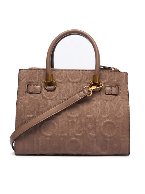 MANHATTAN Sac &agrave; main avec bandouli&egrave;re amovible moka - Sacs pour Femme