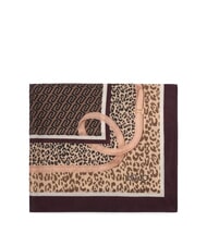 LIUJO ANIMALIER Foulard aubergine rouge - &Eacute;charpes - 2