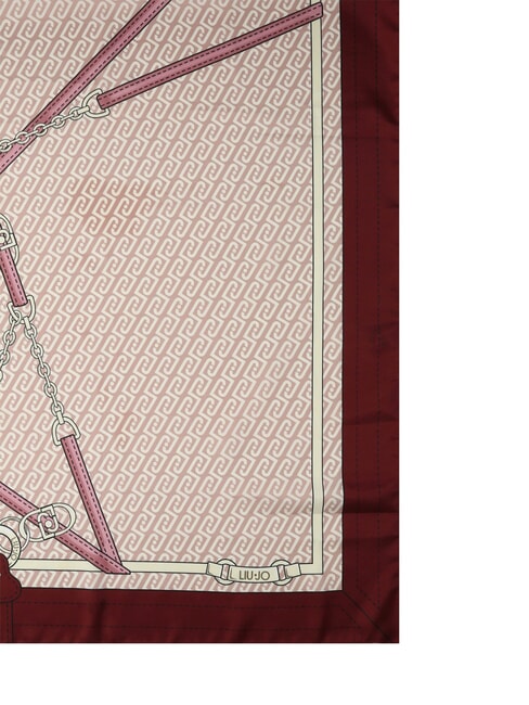 BELT Foulard bordeaux profond - &Eacute;charpes