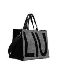 LIUJO ANIMALIER Sac &agrave; main avec bandouli&egrave;re NOIR - Sacs pour Femme - 2