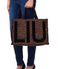 LIUJO ANIMALIER Sac &agrave; main avec bandouli&egrave;re animalier - Sacs pour Femme - 2