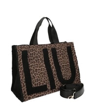 LIUJO ANIMALIER Sac &agrave; main avec bandouli&egrave;re animalier - Sacs pour Femme - 3