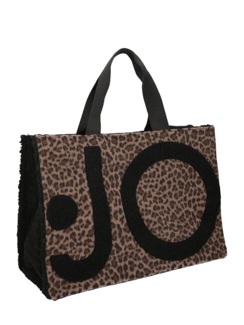 ANIMALIER Sac &agrave; main avec bandouli&egrave;re animalier - Sacs pour Femme