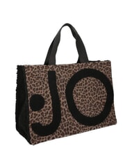 LIUJO ANIMALIER Sac &agrave; main avec bandouli&egrave;re animalier - Sacs pour Femme - 4