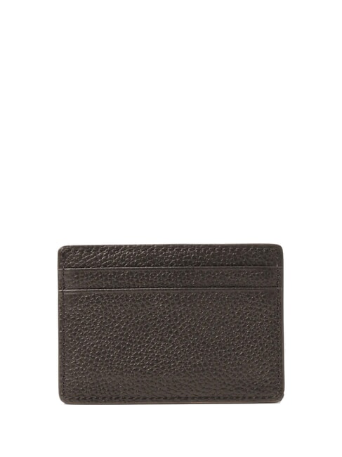 JET SET Porte-cartes en cuir chocolat - Portefeuilles Femme