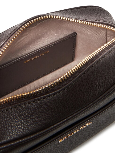 JET SET &Eacute;tui bandouli&egrave;re en cuir pour appareil photo chocolat - Sacs pour Femme