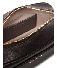 MICHAEL KORS JET SET &Eacute;tui bandouli&egrave;re en cuir pour appareil photo chocolat - Sacs pour Femme - 4