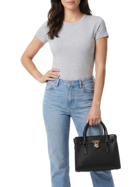 HAMILTON MODERNE Sac &agrave; main avec bandouli&egrave;re noir - Sacs pour Femme