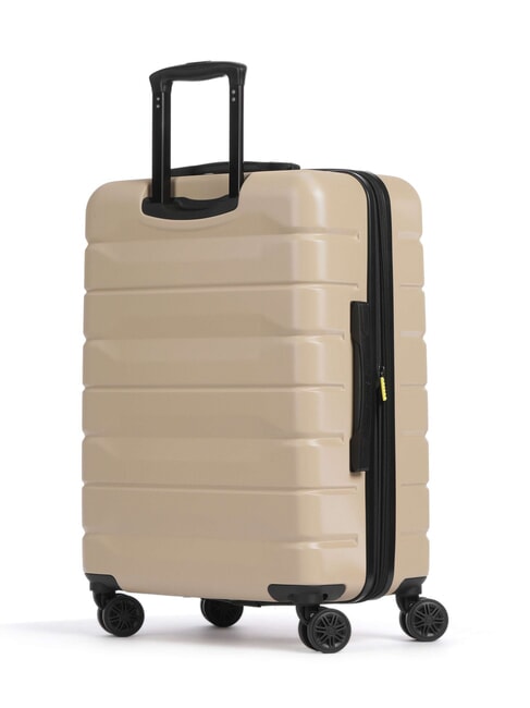 AIR ARMOUR Chariot &agrave; roulettes moyen, extensible ivoire - Valises Rigides