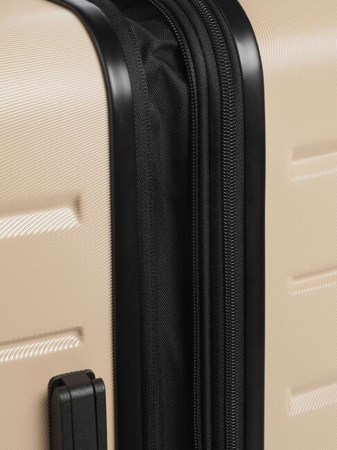 AIR ARMOUR Chariot &agrave; roulettes moyen, extensible ivoire - Valises Rigides
