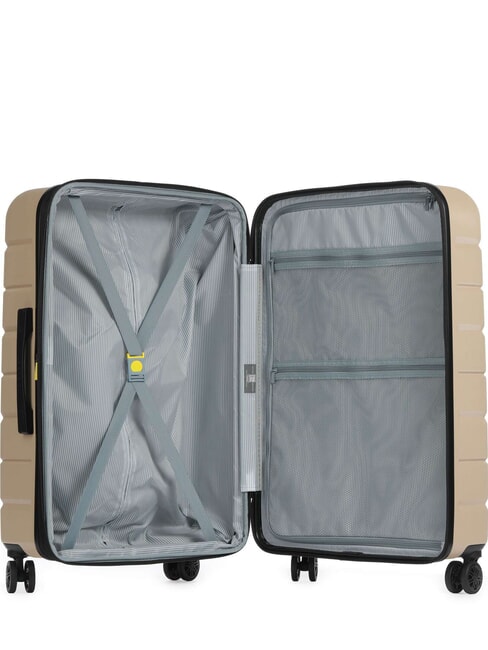 AIR ARMOUR Chariot de grande taille, extensible ivoire - Valises Rigides