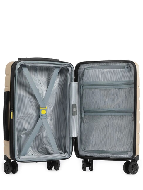 AIR ARMOUR trolley extensible pour bagage &agrave; main ivoire - Valises cabine