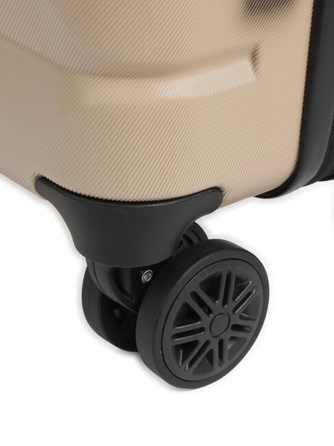 AIR ARMOUR trolley extensible pour bagage &agrave; main ivoire - Valises cabine