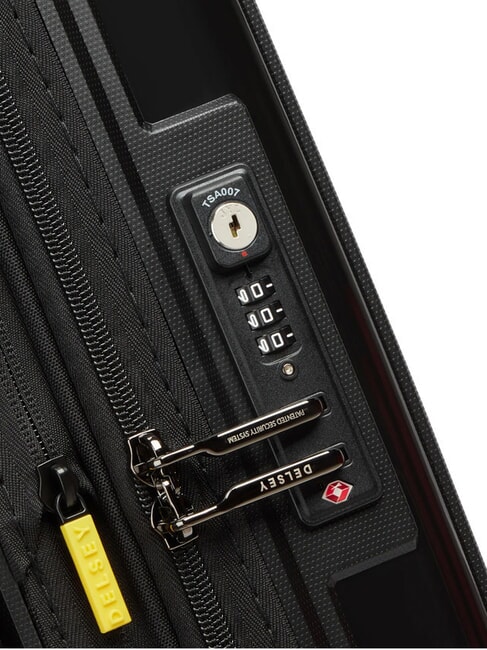 LUTECE SE trolley extensible pour bagage &agrave; main Noir - Valises cabine