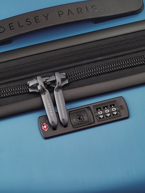 FREESTYLE Grand chariot extensible bleu - Valises Rigides