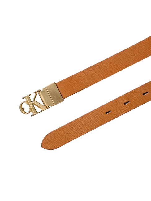 CK HARDWARE Ceinture r&eacute;versible en cuir huile d'argan/ d&eacute;licieux antique - Ceintures