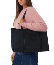 CALVIN KLEIN TOTE Sac cabas en tissu recycl&eacute; sur noir - Sacs pour Femme - 2